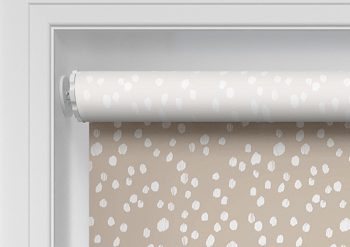 Dots and Spots, Toasted Oatmeal - Twist&Fit Roller Blind - Image 10